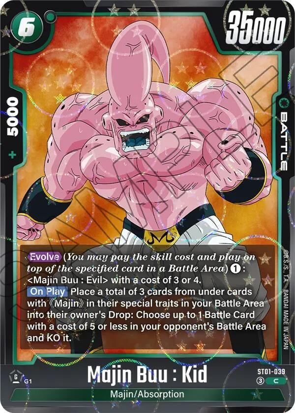 Image for Majin Buu : Kid - ST01-039 (Dragon Ball Pattern) (ST01-039) (ST01) - Dragon Ball Super: Fusion World