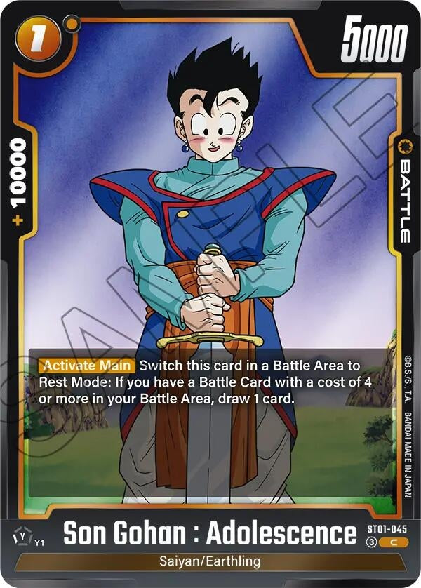 Image for Son Gohan : Adolescence - ST01-045 (ST01-045) (ST01) - Dragon Ball Super: Fusion World