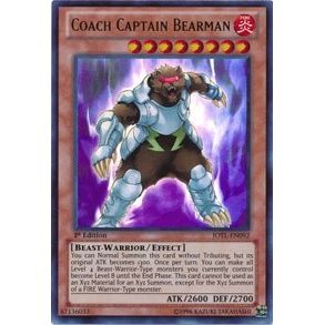 Image for Coach Captain Bearman (JOTL-EN092) (JOTL) - YuGiOh