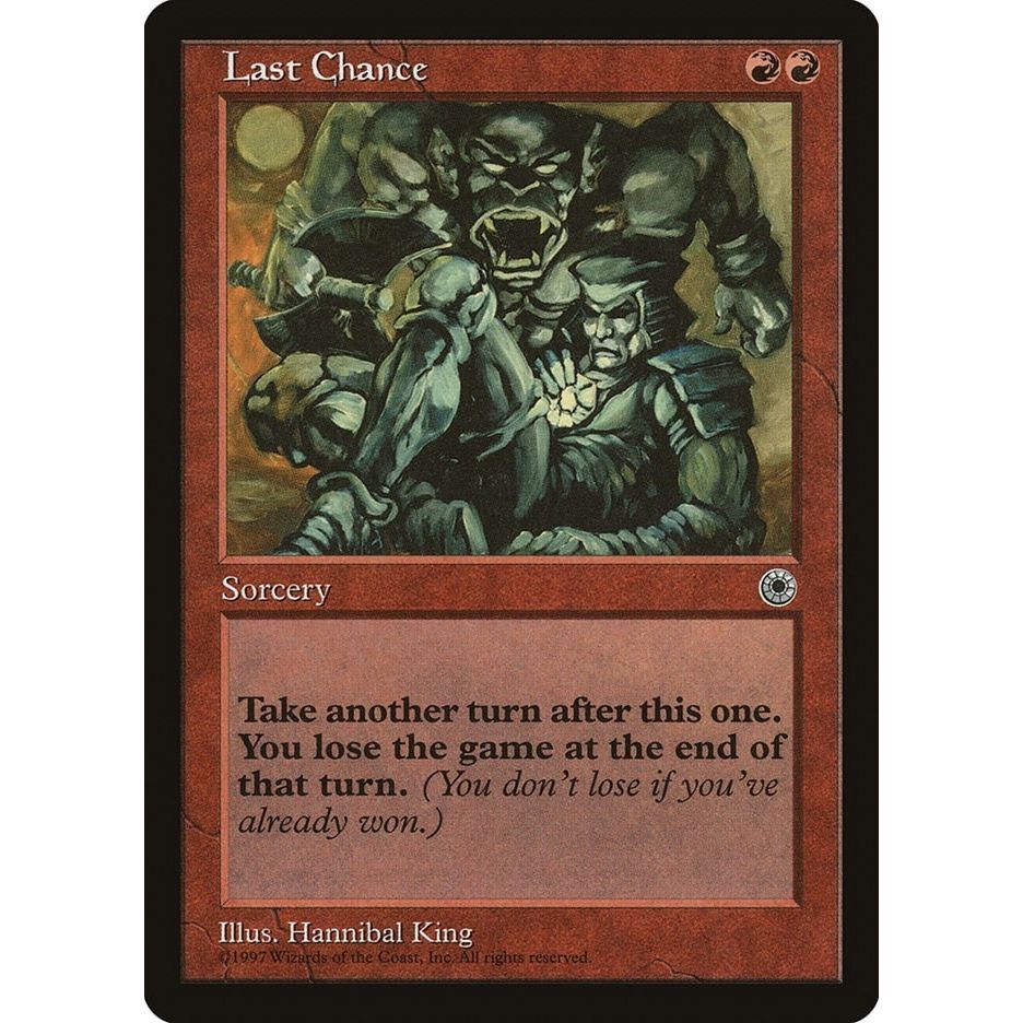 Image for Last Chance (POR) - Magic: The Gathering