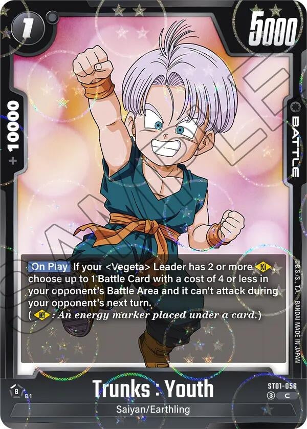 Image for Trunks : Youth - ST01-056 (Dragon Ball Pattern) (ST01-056) (ST01) - Dragon Ball Super: Fusion World