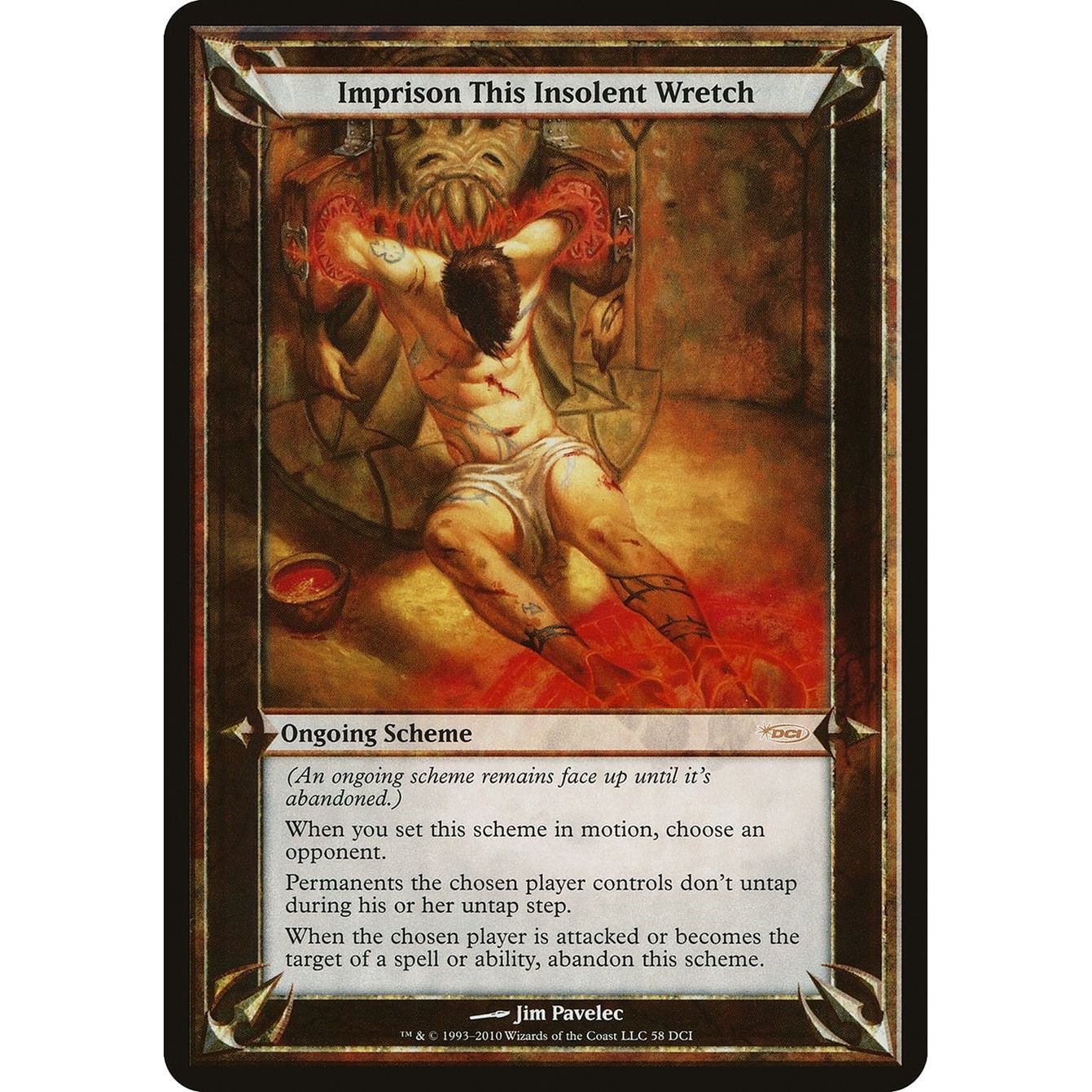 Image for Imprison This Insolent Wretch (WPN & Gateway) (58) (OVER) - Magic: The Gathering