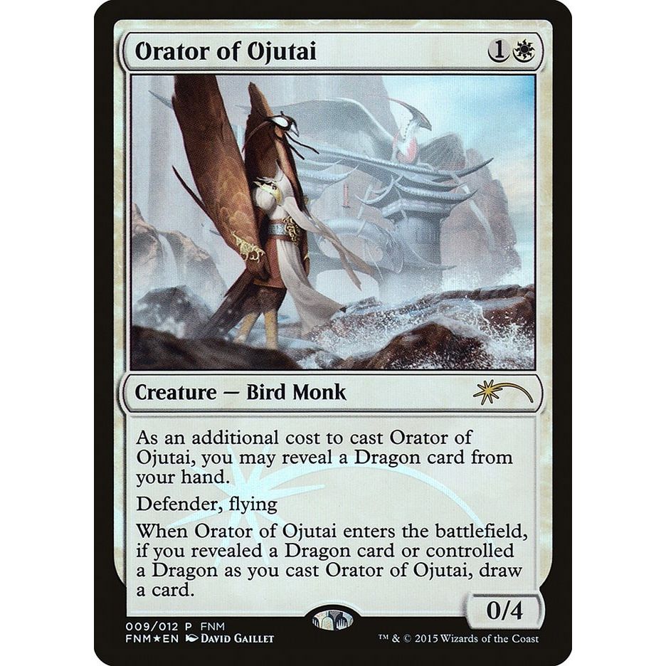 Image for Orator of Ojutai (9) (FNM) - Magic: The Gathering
