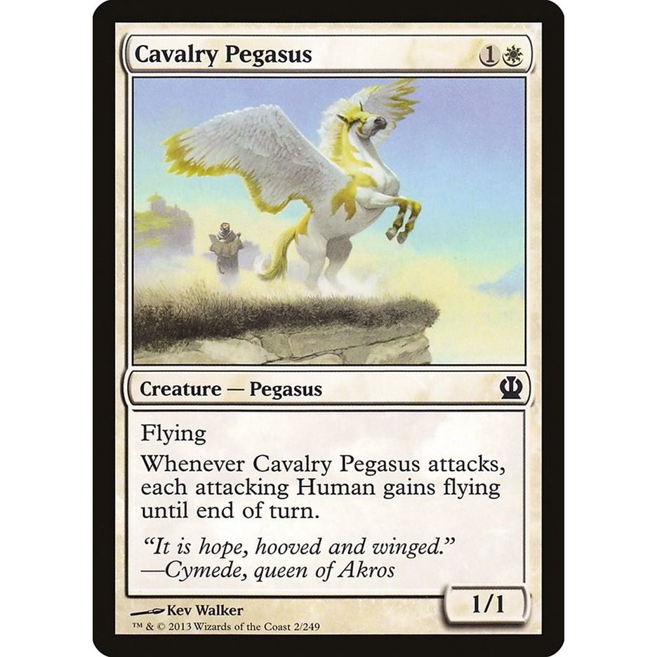 Image for Cavalry Pegasus (2) (THS) - Magic: The Gathering