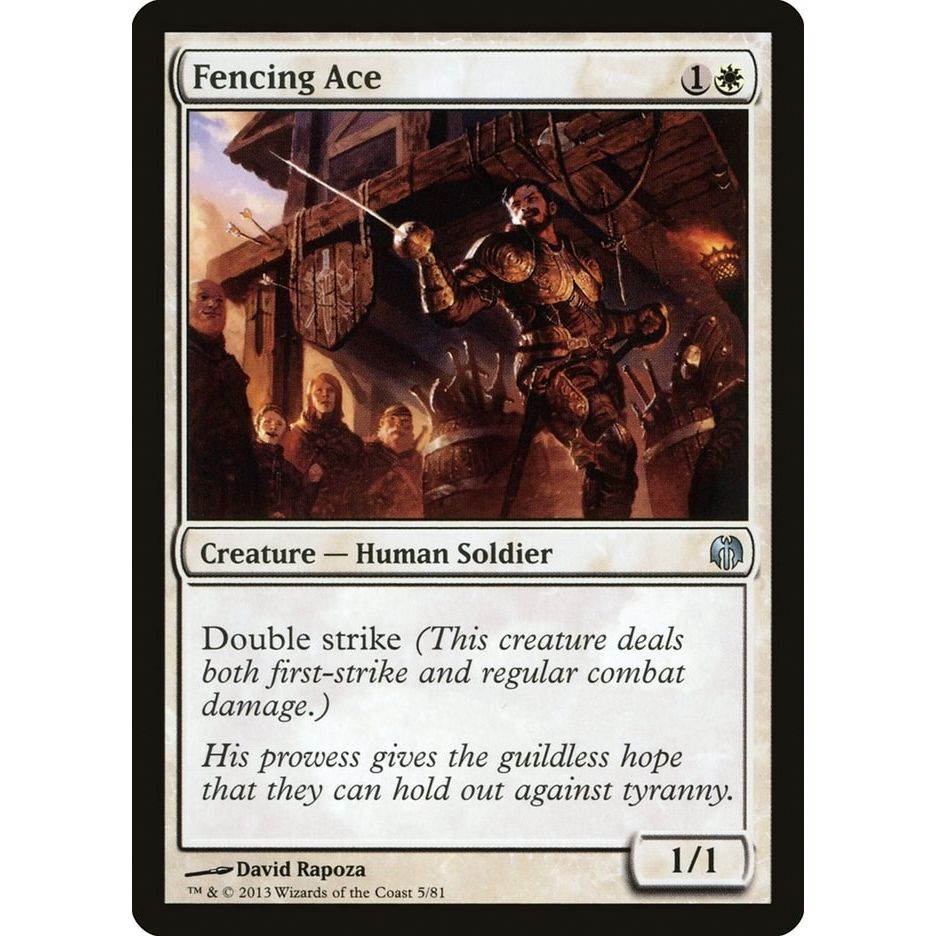 Image for Fencing Ace (5) (DDL) - Magic: The Gathering