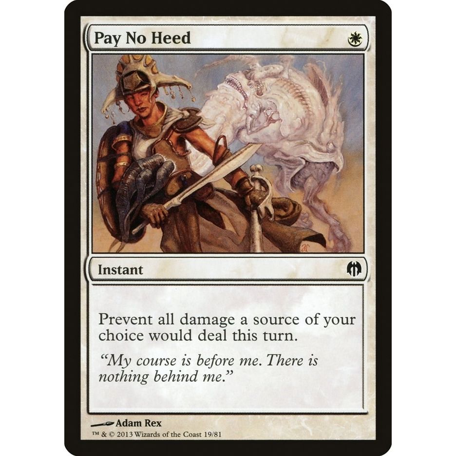 Image for Pay No Heed (19) (DDL) - Magic: The Gathering