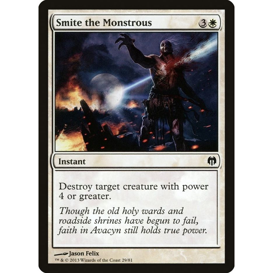 Image for Smite the Monstrous (29) (DDL) - Magic: The Gathering