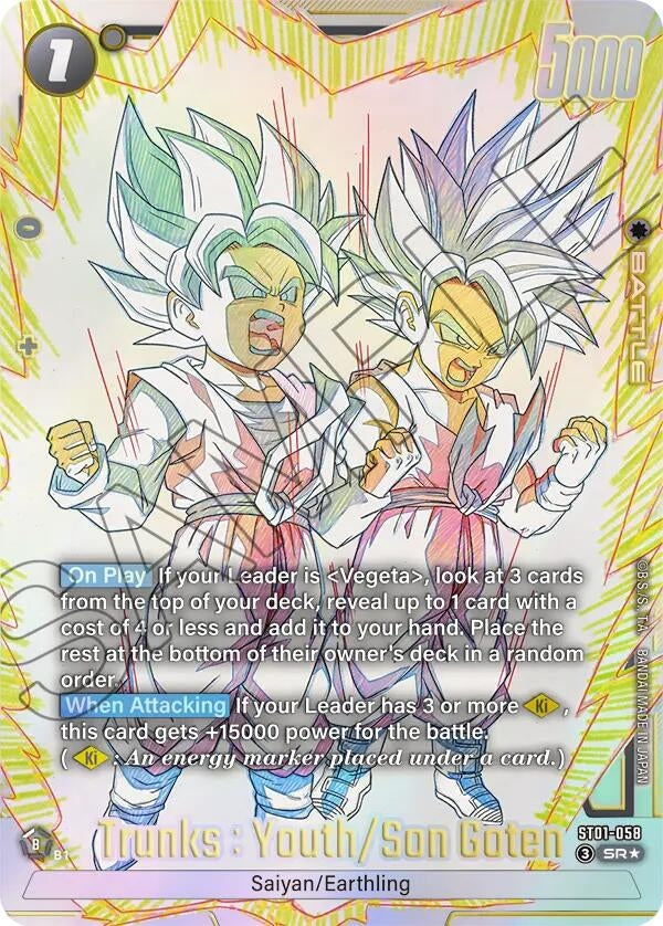 Image for Trunks : Youth/Son Goten (Alternate Art) (ST01-058) (ST01) - Dragon Ball Super: Fusion World