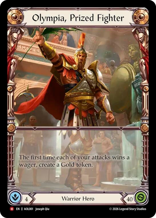 Image for Olympia, Prized Fighter (AOL001) (AOL) - Flesh and Blood TCG