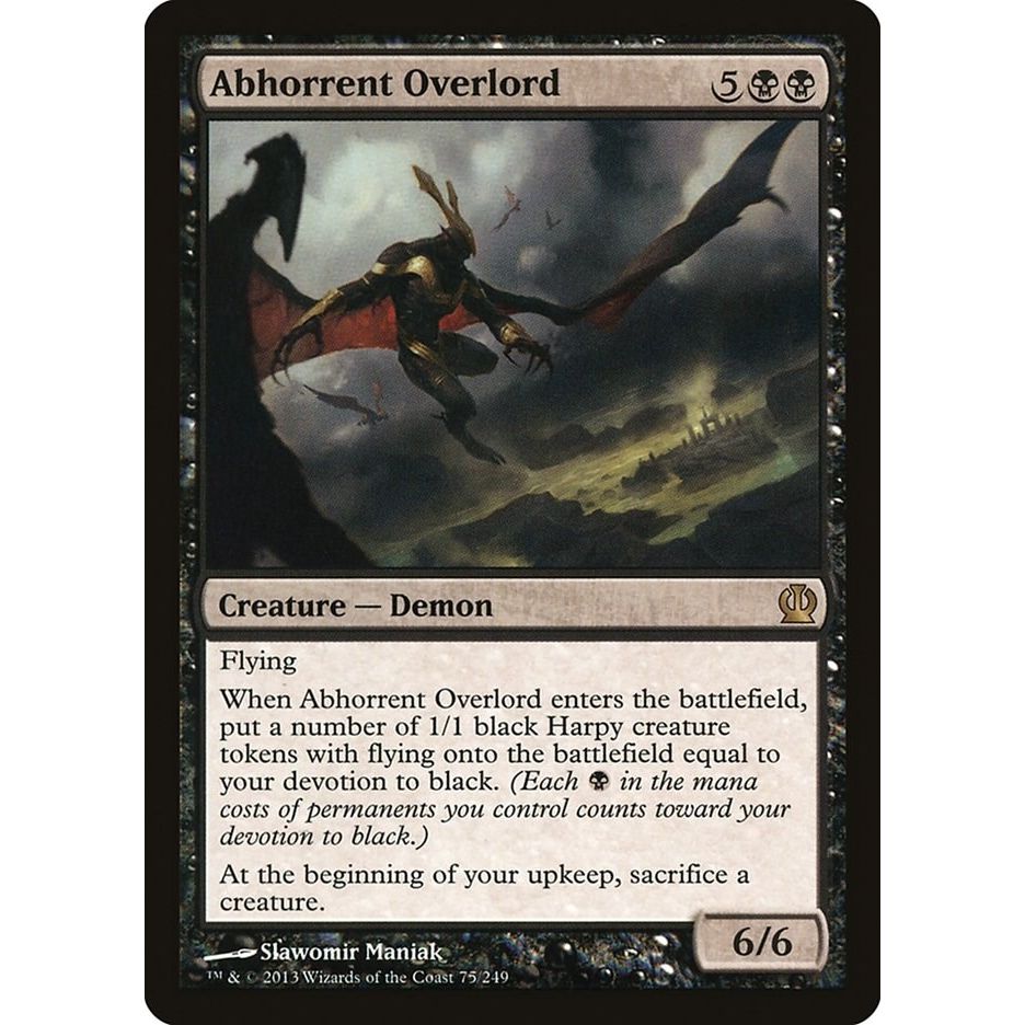 Image for Abhorrent Overlord (75) (THS) - Magic: The Gathering