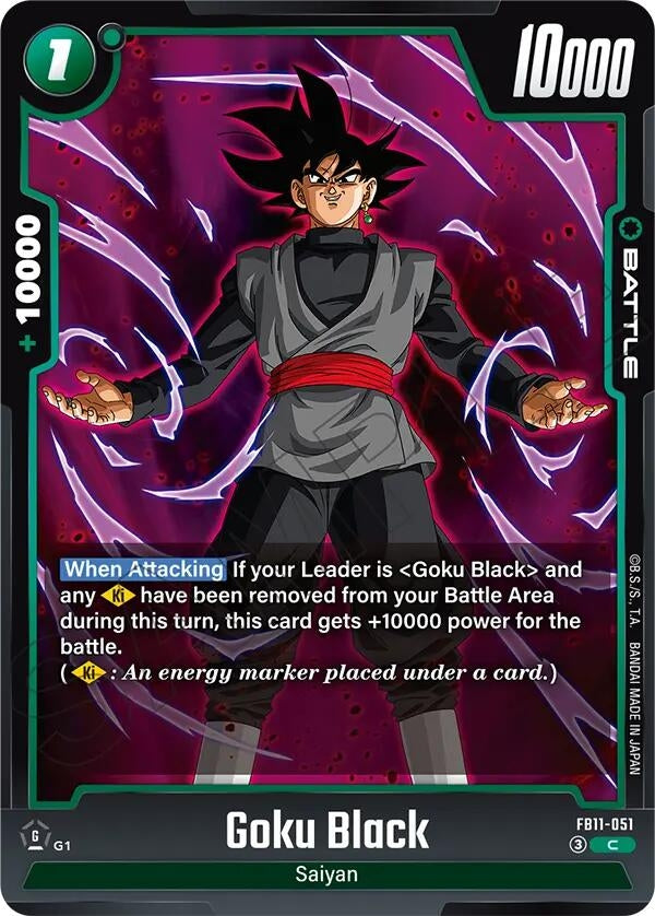 Image for Goku Black - FB11-051 (FB11-051) (FB11) - Dragon Ball Super: Fusion World