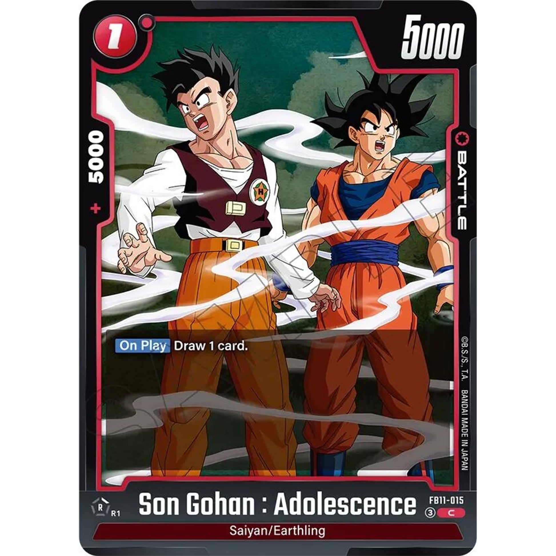 Image for Son Gohan : Adolescence - FB11-015 (FB11-015) (FB11) - Dragon Ball Super: Fusion World