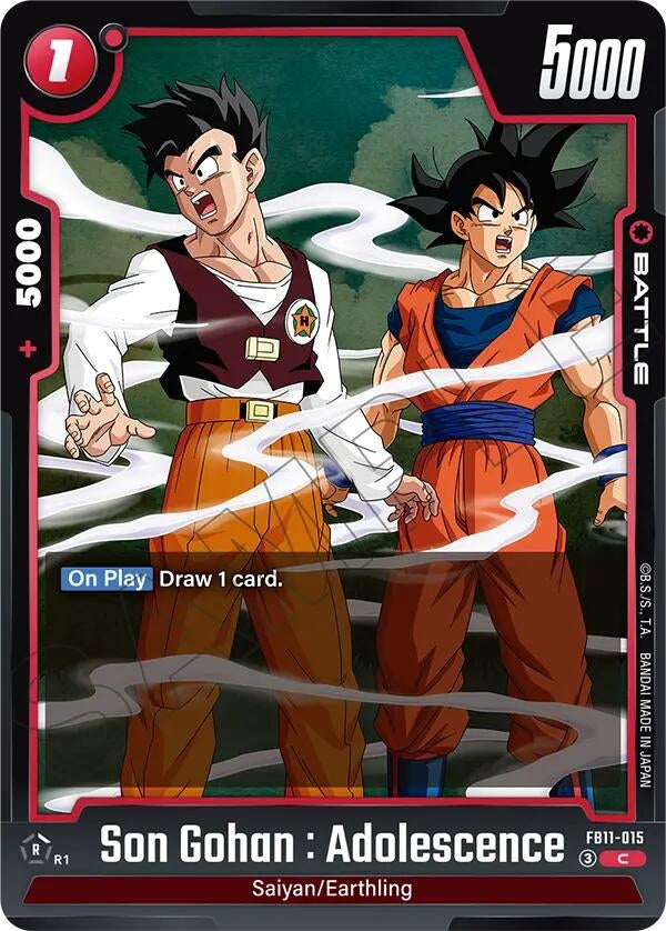Image for Son Gohan : Adolescence - FB11-015 (FB11-015) (FB11) - Dragon Ball Super: Fusion World