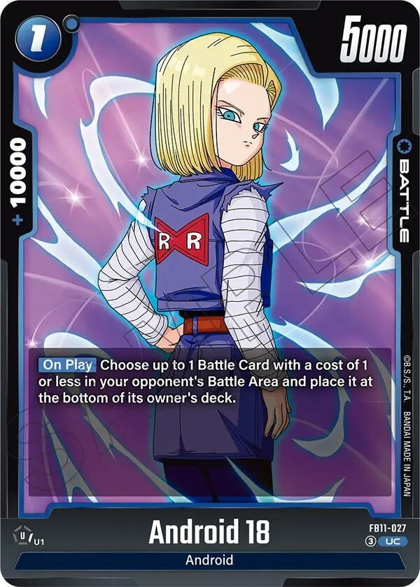 Image for Android 18 (FB11-027) (FB11) - Dragon Ball Super: Fusion World