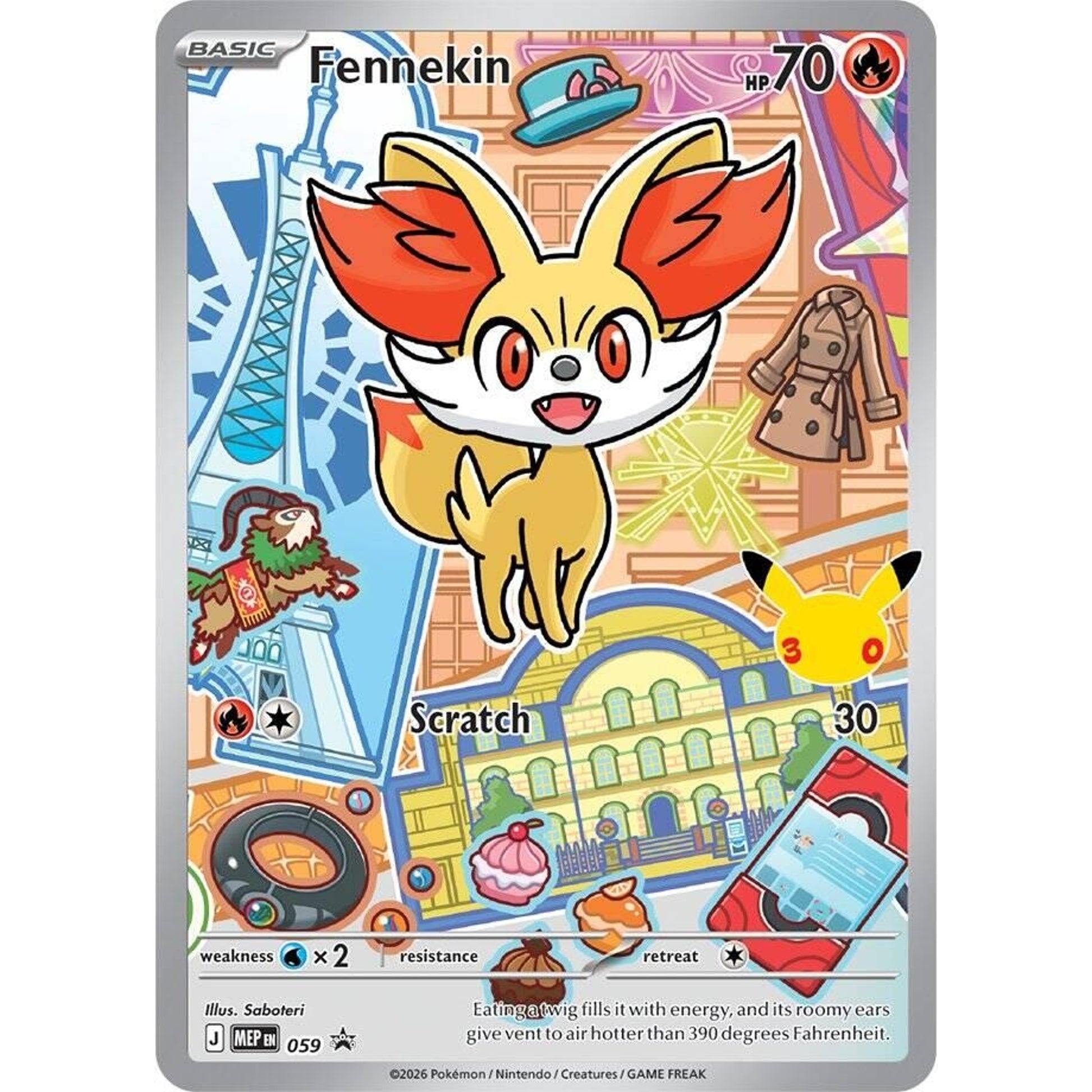 Image for Fennekin -  059 (059) - Pokemon
