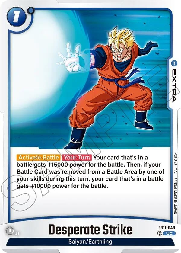 Image for Desperate Strike (FB11-048) (FB11) - Dragon Ball Super: Fusion World