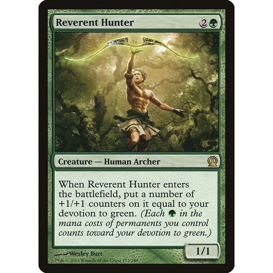 Image for Reverent Hunter (173) (THS) - Magic: The Gathering