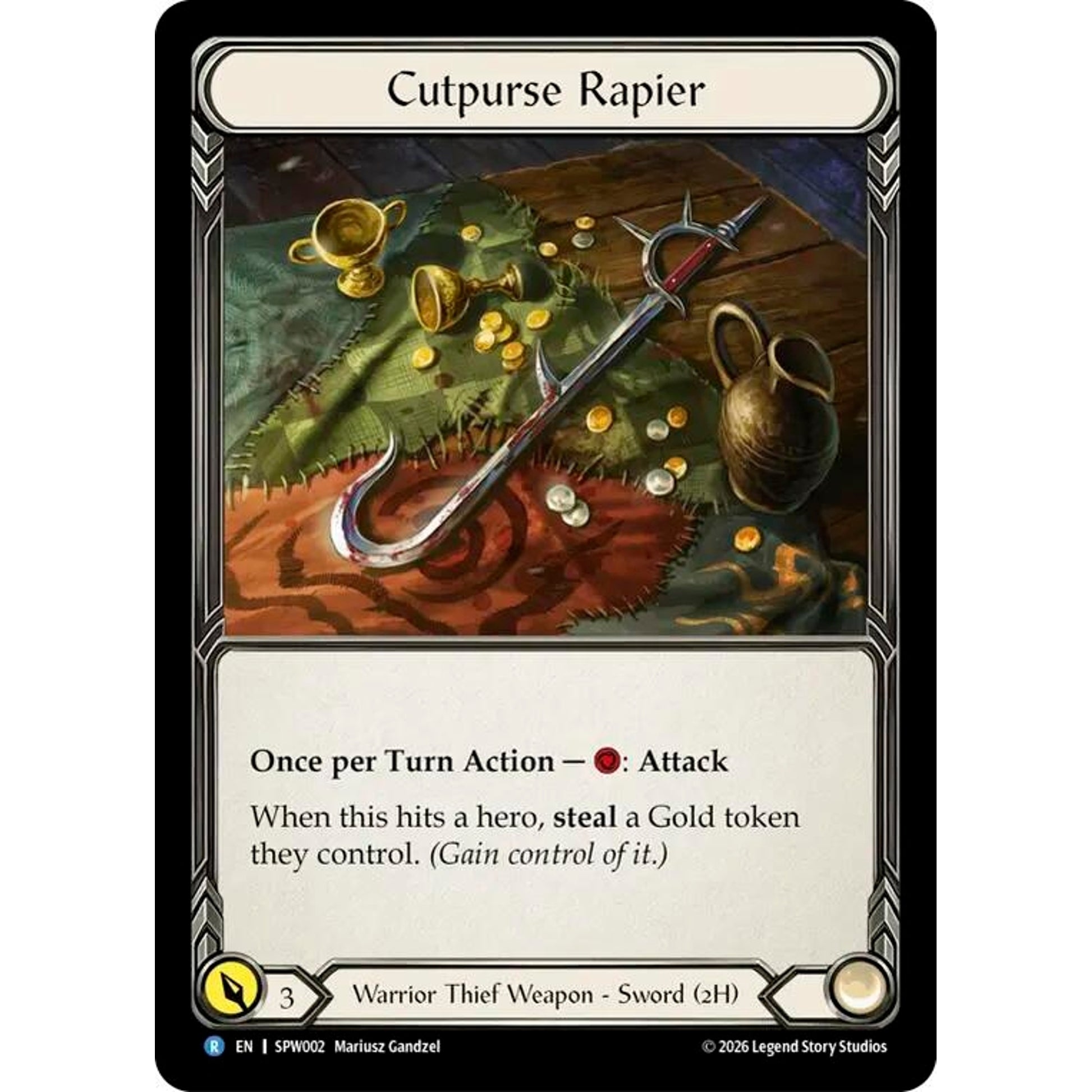 Image for Cutpurse Rapier (SPW002) (SPW) - Flesh and Blood TCG