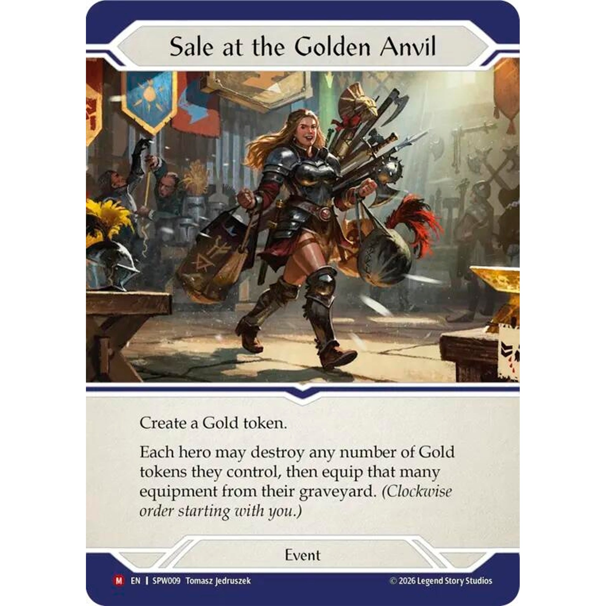 Image for Sale at the Golden Anvil (SPW009) (SPW) - Flesh and Blood TCG