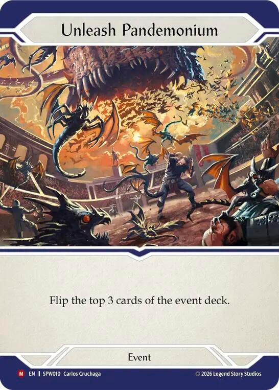 Image for Unleash Pandemonium (SPW010) (SPW) - Flesh and Blood TCG