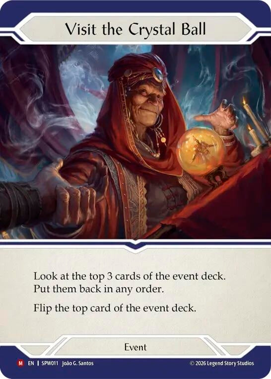 Image for Visit the Crystal Ball (SPW011) (SPW) - Flesh and Blood TCG