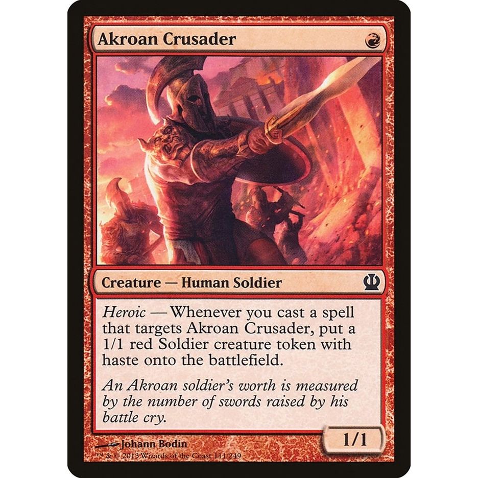 Image for Akroan Crusader (111) (THS) - Magic: The Gathering