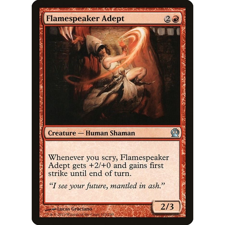 Image for Flamespeaker Adept (123) (THS) - Magic: The Gathering