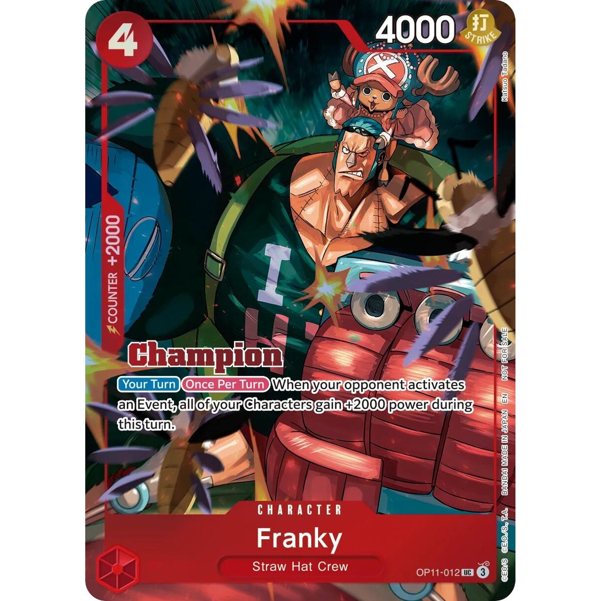 Image for Franky (CS 26-27 Winner Card Set Vol.1) (OP11-012) (OP-PR) - One Piece Card Game