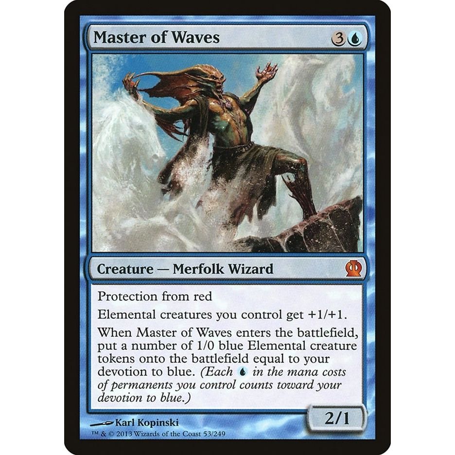 Image for Master of Waves (53) (THS) - Magic: The Gathering