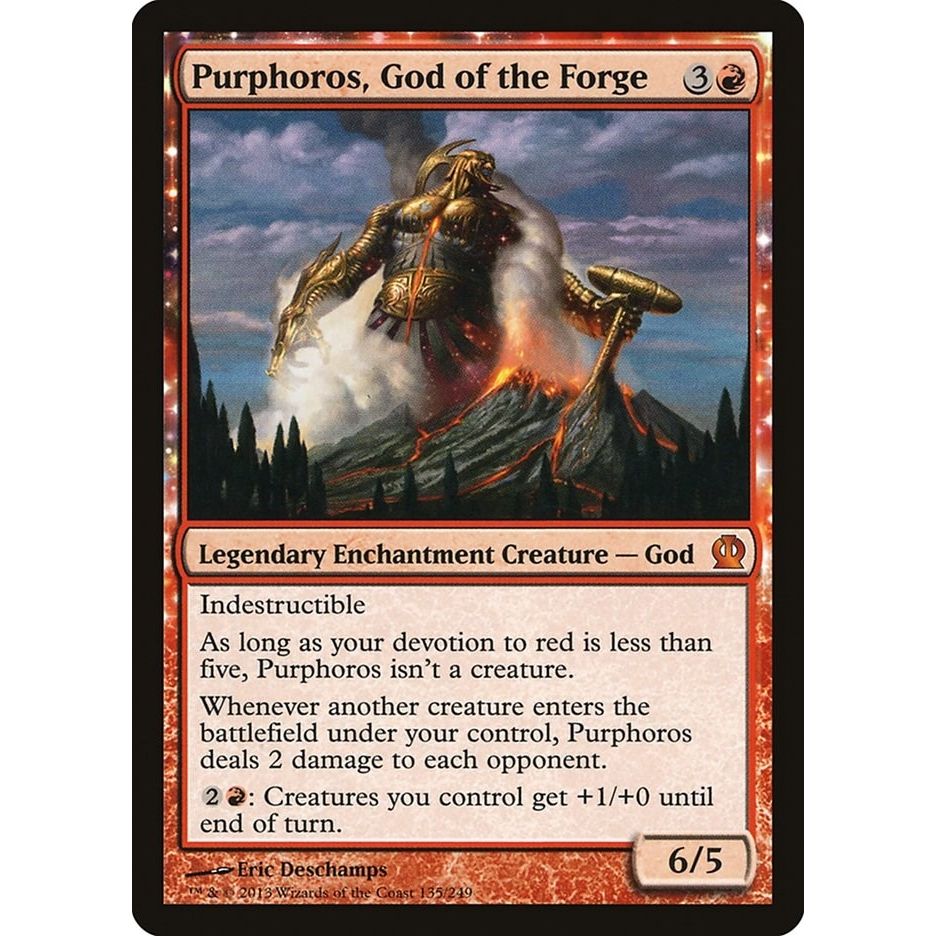 Image for Purphoros, God of the Forge (135) (THS) - Magic: The Gathering