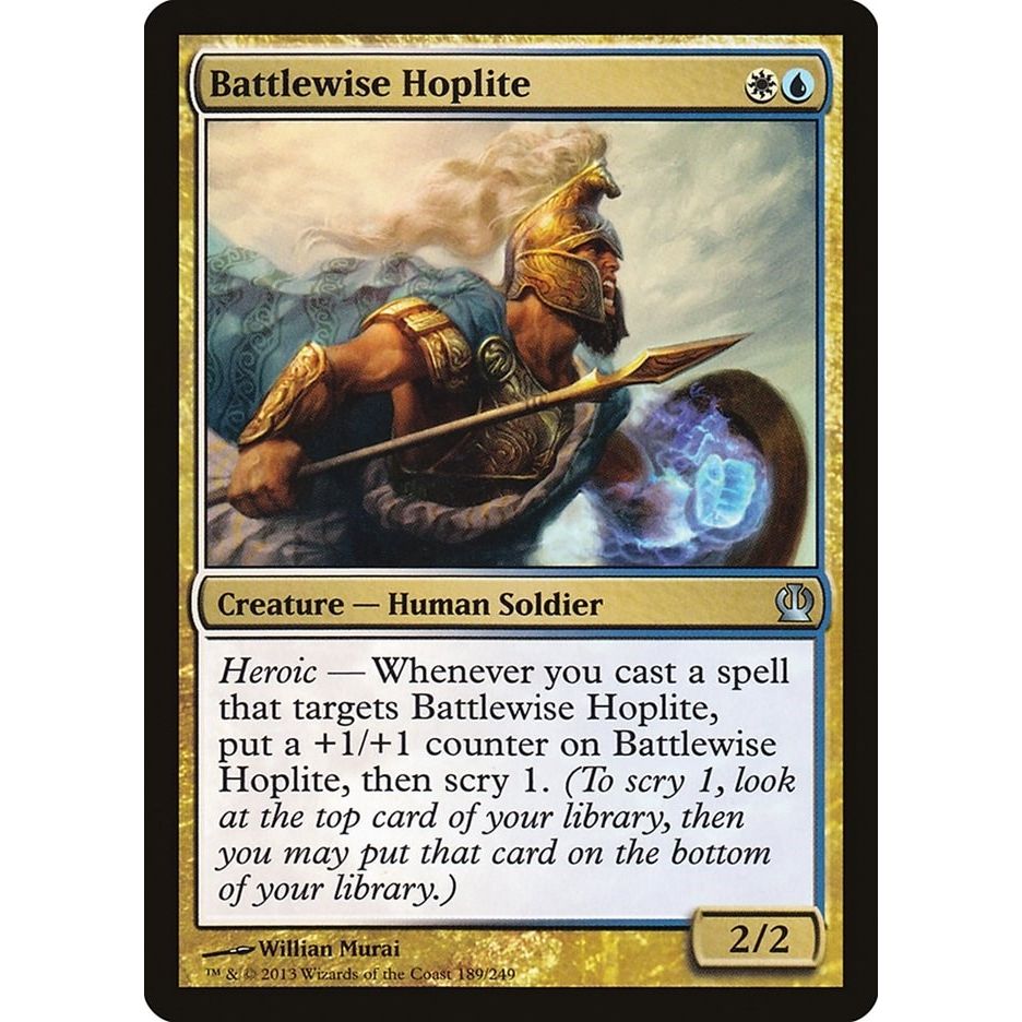 Image for Battlewise Hoplite (189) (THS) - Magic: The Gathering