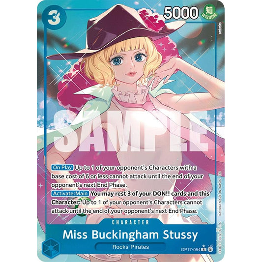 Image for Miss Buckingham Stussy (Alternate Art) (OP17-054) (OP17) - One Piece Card Game