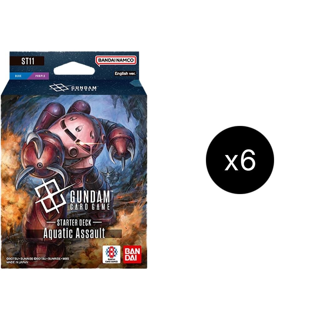Image for Starter Deck 11: Aquatic Assault Display - Gundam Card Game