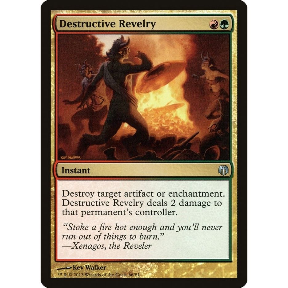 Image for Destructive Revelry (66) (DDL) - Magic: The Gathering