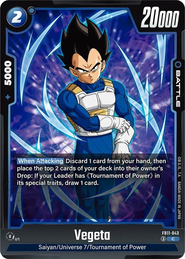 Image for Vegeta - FB11-043 (FB11-043) (FB11) - Dragon Ball Super: Fusion World