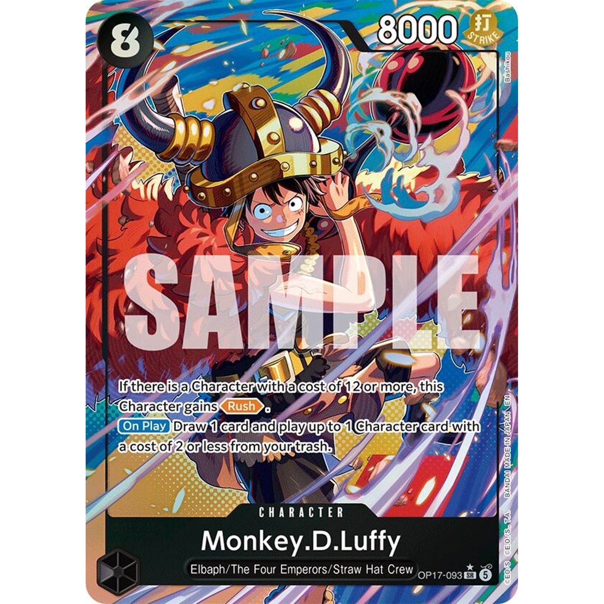 Image for Monkey.D.Luffy (093) (Alternate Art) (OP17-093) (OP17) - One Piece Card Game