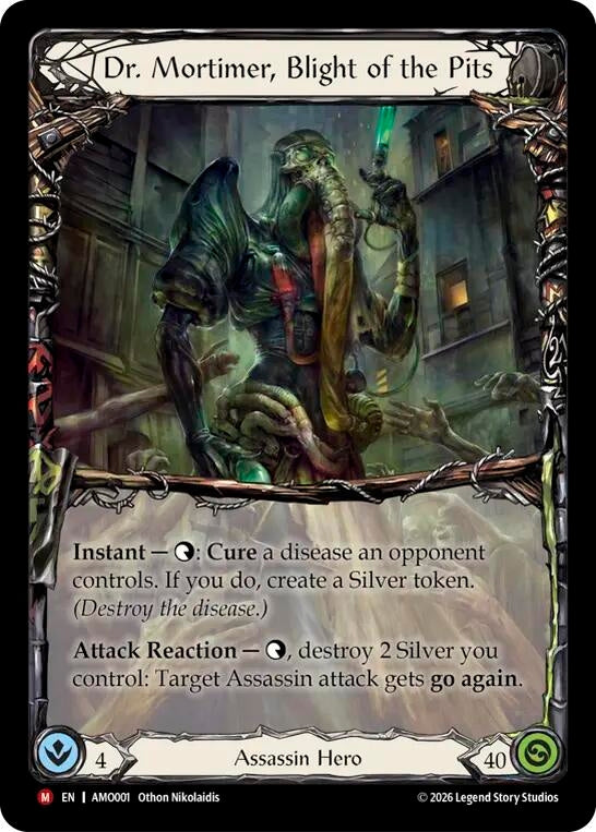 Image for Dr. Mortimer, Blight of the Pits (AMO001) (AMO) - Flesh and Blood TCG