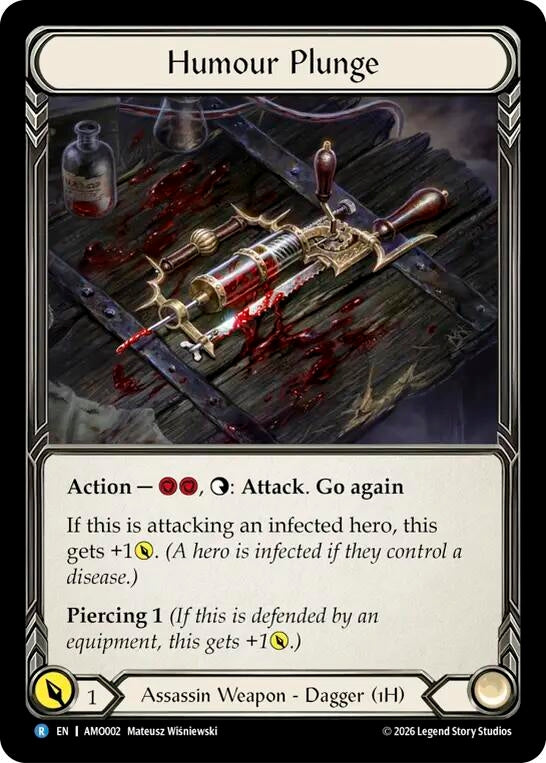 Image for Humour Plunge (AMO002) (AMO) - Flesh and Blood TCG