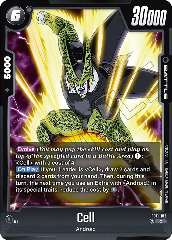 Image for Cell - FB11-102 (FB11-102) (FB11) - Dragon Ball Super: Fusion World