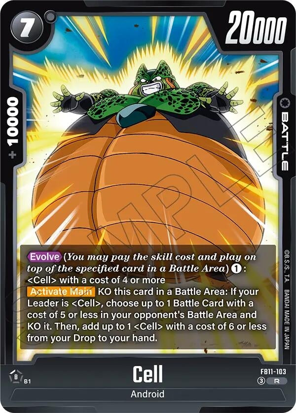 Image for Cell - FB11-103 (FB11-103) (FB11) - Dragon Ball Super: Fusion World