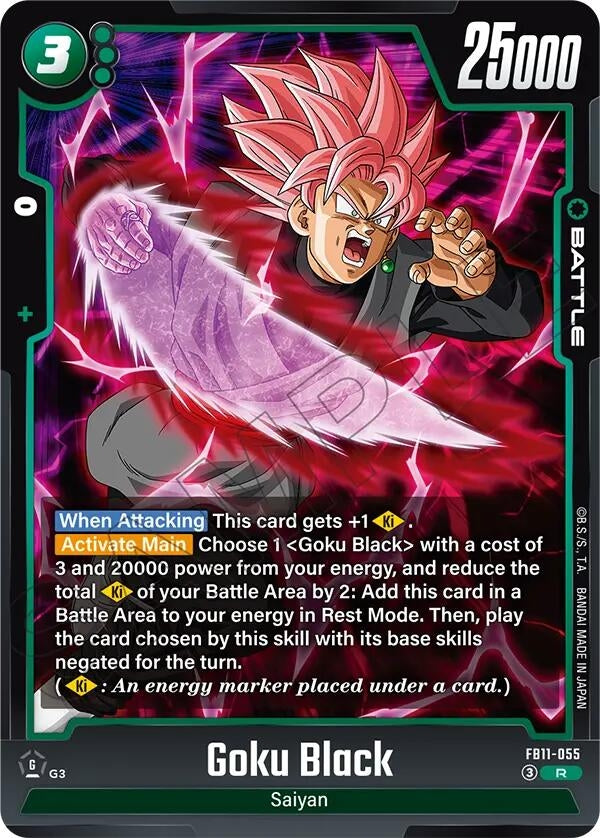 Image for Goku Black - FB11-055 (FB11-055) (FB11) - Dragon Ball Super: Fusion World