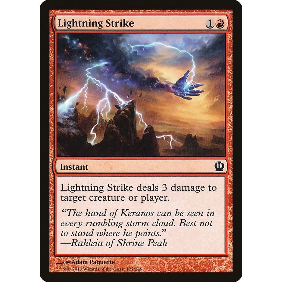 Image for Lightning Strike (127) (THS) - Magic: The Gathering