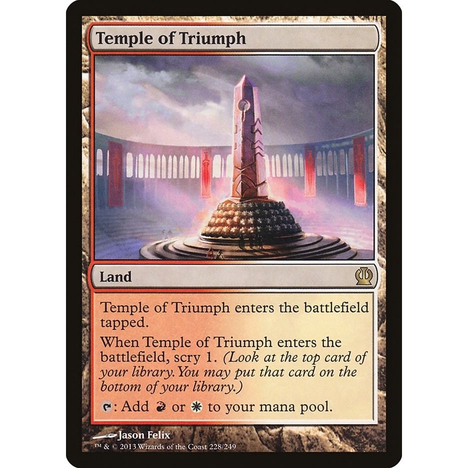 Image for Temple of Triumph (228) (THS) - Magic: The Gathering