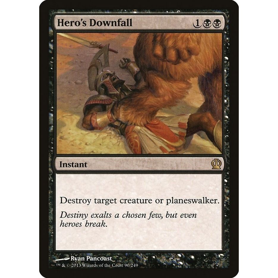 Image for Hero's Downfall (90) (THS) - Magic: The Gathering
