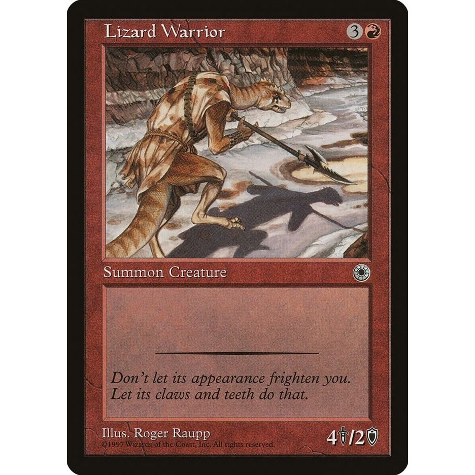 Image for Lizard Warrior (POR) - Magic: The Gathering