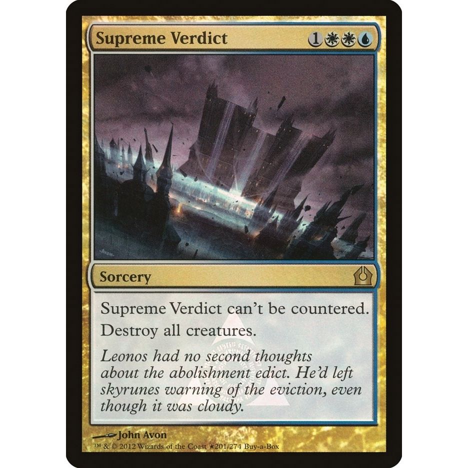 Image for Supreme Verdict (201) (BABP) - Magic: The Gathering