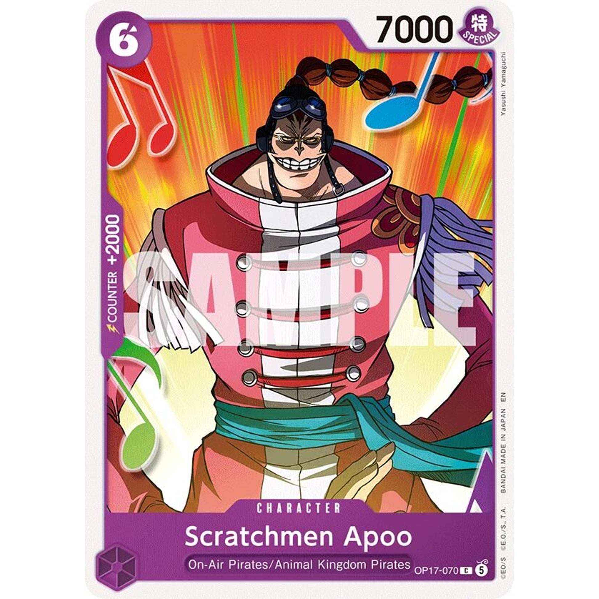 Image for Scratchmen Apoo (OP17-070) (OP17) - One Piece Card Game