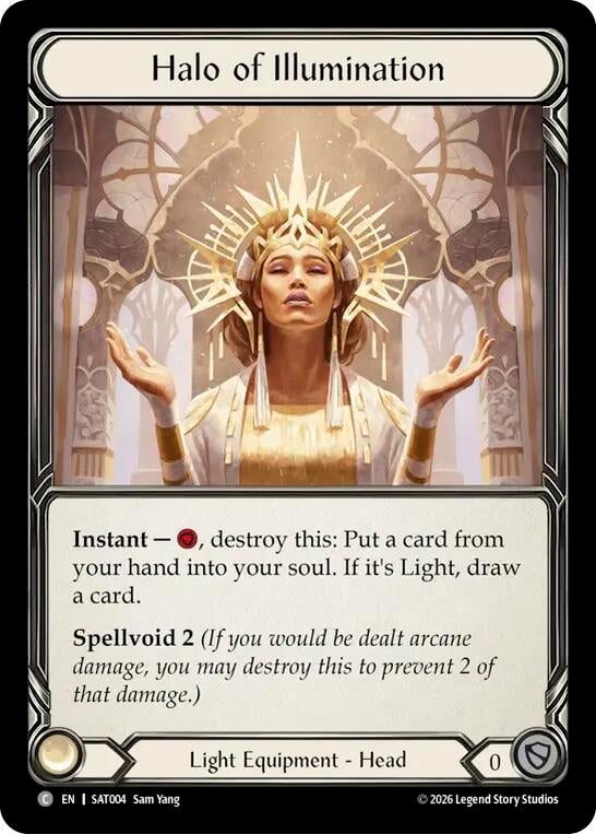 Image for Halo of Illumination (SAT004) (SAT) - Flesh and Blood TCG
