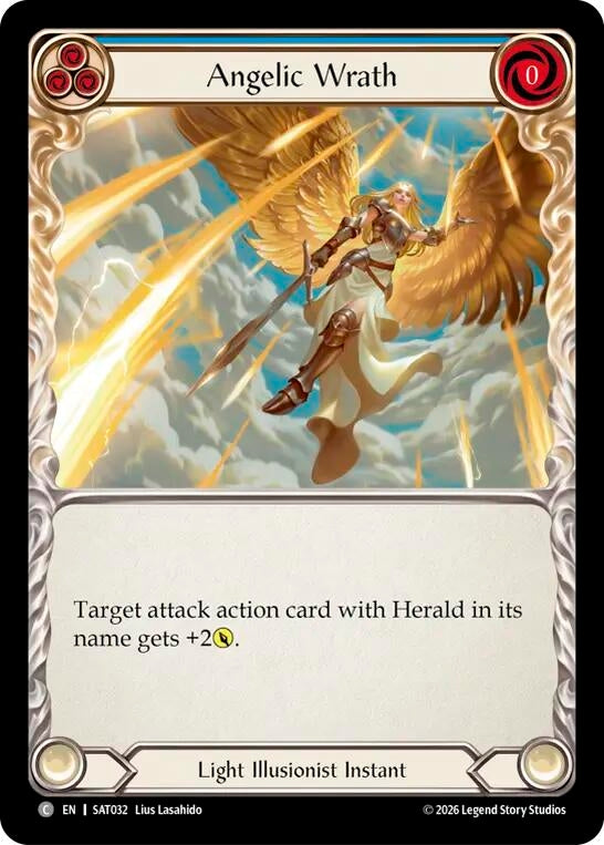 Image for Angelic Wrath (SAT032) (SAT) - Flesh and Blood TCG