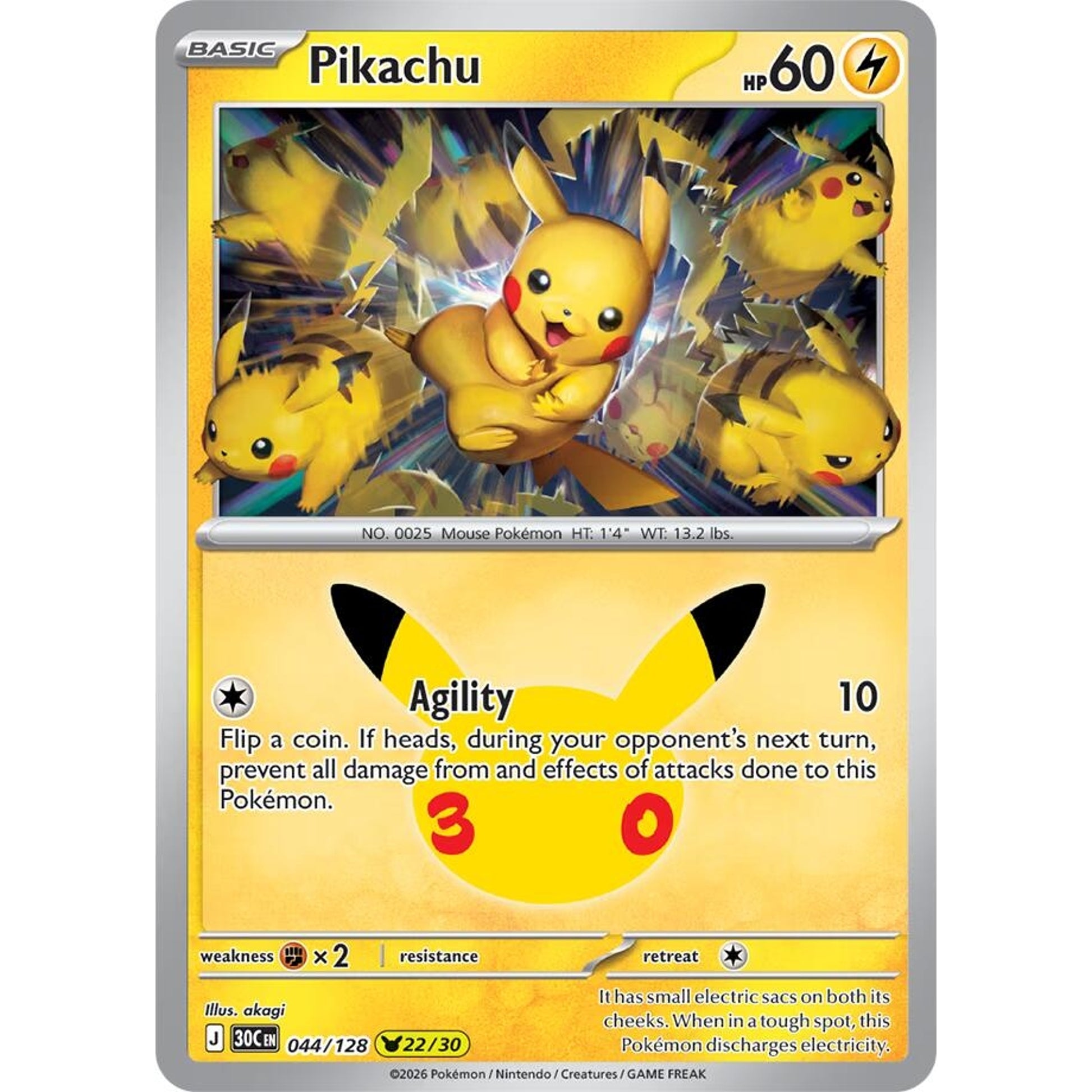 Image for Pikachu (044/128) (30C) - Pokemon